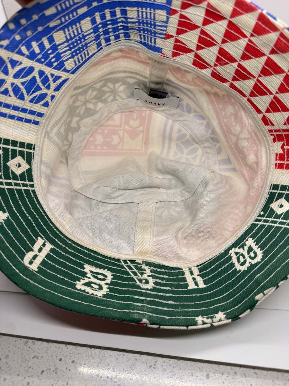 Rhude Multicolor Card Print Bucket Hat - Picture 5 of 10